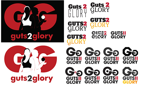 Guts2Glory Logo Design